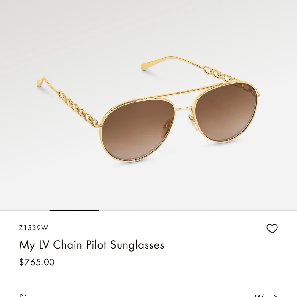 Louis Vuitton Pilot Sunglasses & Case | Excellent Condition